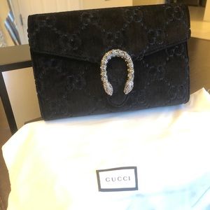 Dionysus Wallet On Chain with crystal buckle